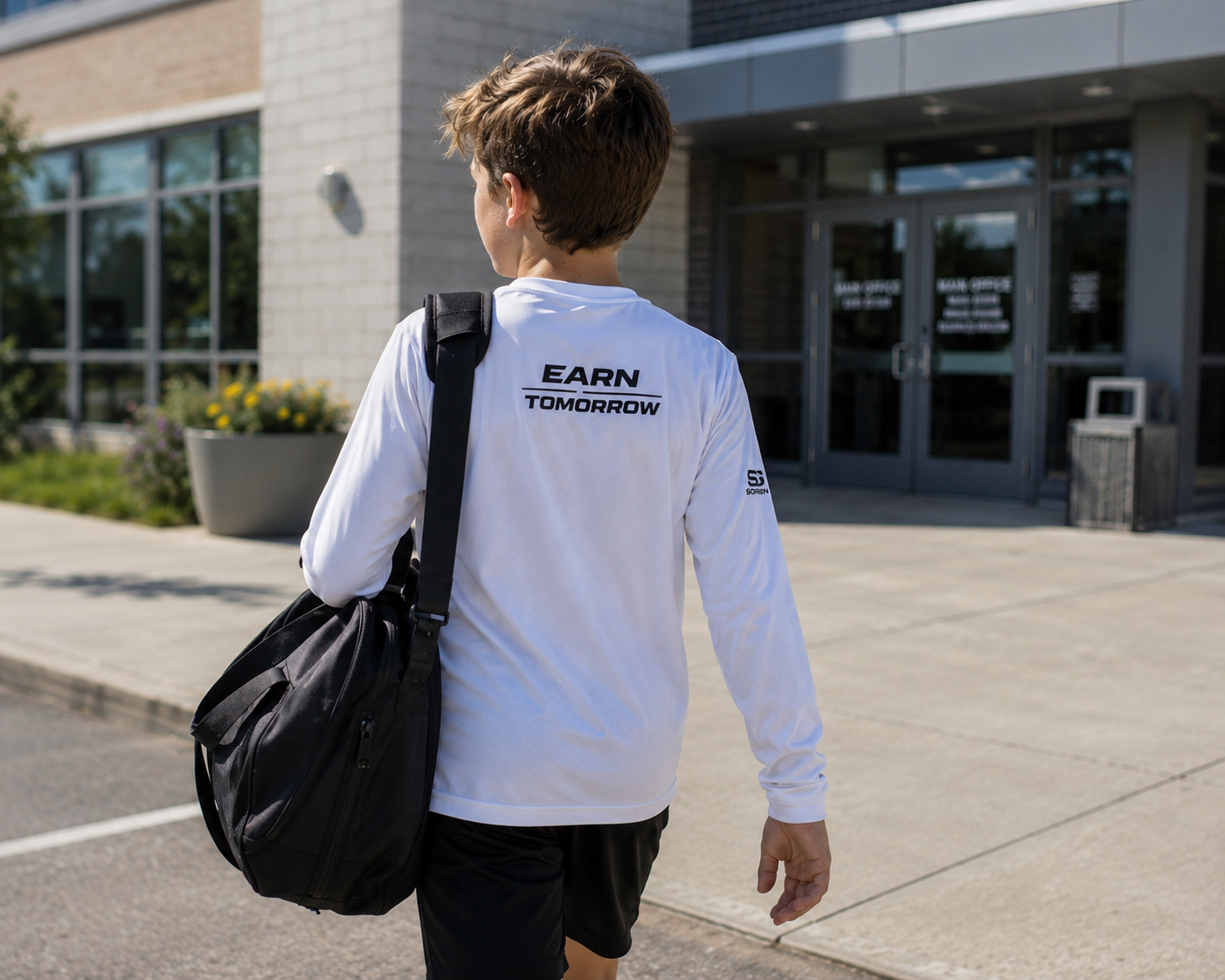 SOREN Youth Signals Momentum Long Sleeve | Earn Tomorrow